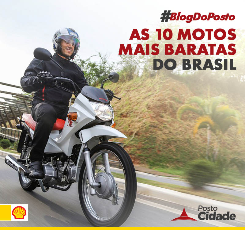 As 10 motos mais baratas do Brasil